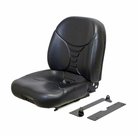 AFTERMARKET Black Replacement Seat Fits Kubota Backhoe B26 L39 L45 L47 SEQ90-0575